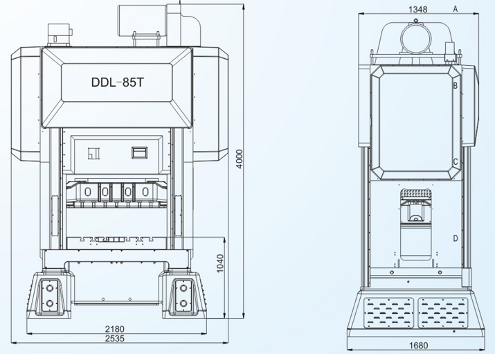 DDL-85T閉式雙點高速精密沖床 DDL-85T閉式雙點高速精密沖床